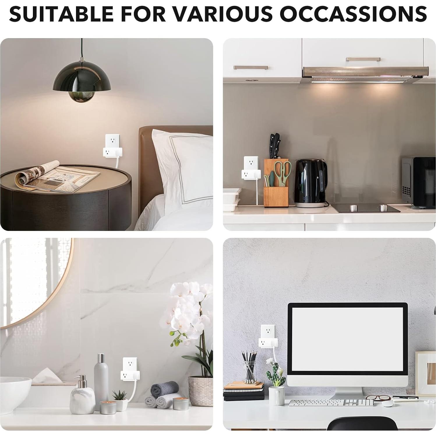 Extensor de Enchufe BN-LINK con 2 USB-A y 1 USB-C 2 Salidas