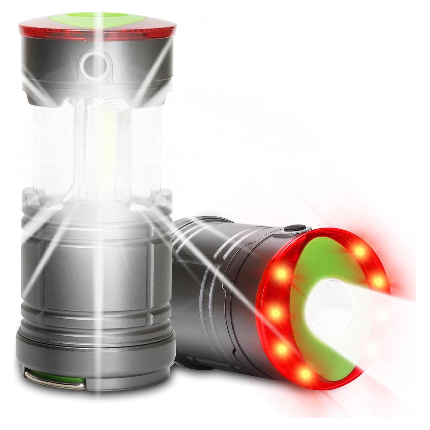 Linterna de Camping LED Plegable Lichamp - 200 Lúmenes, 4 Modos