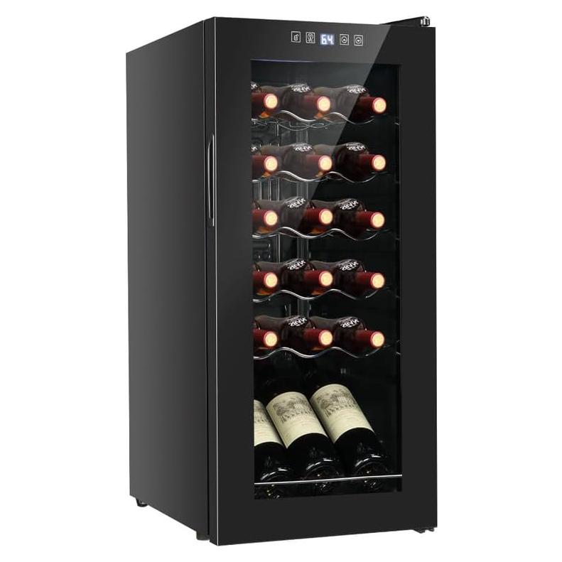 Frigorífico de Vino LEADZM 18 Botellas Control Táctil 52L