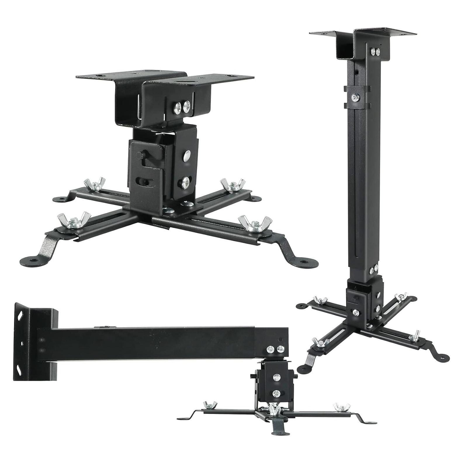 Soporte Universal para Proyector Homcine Negro Altura Ajustable 42.9-65.0 cm