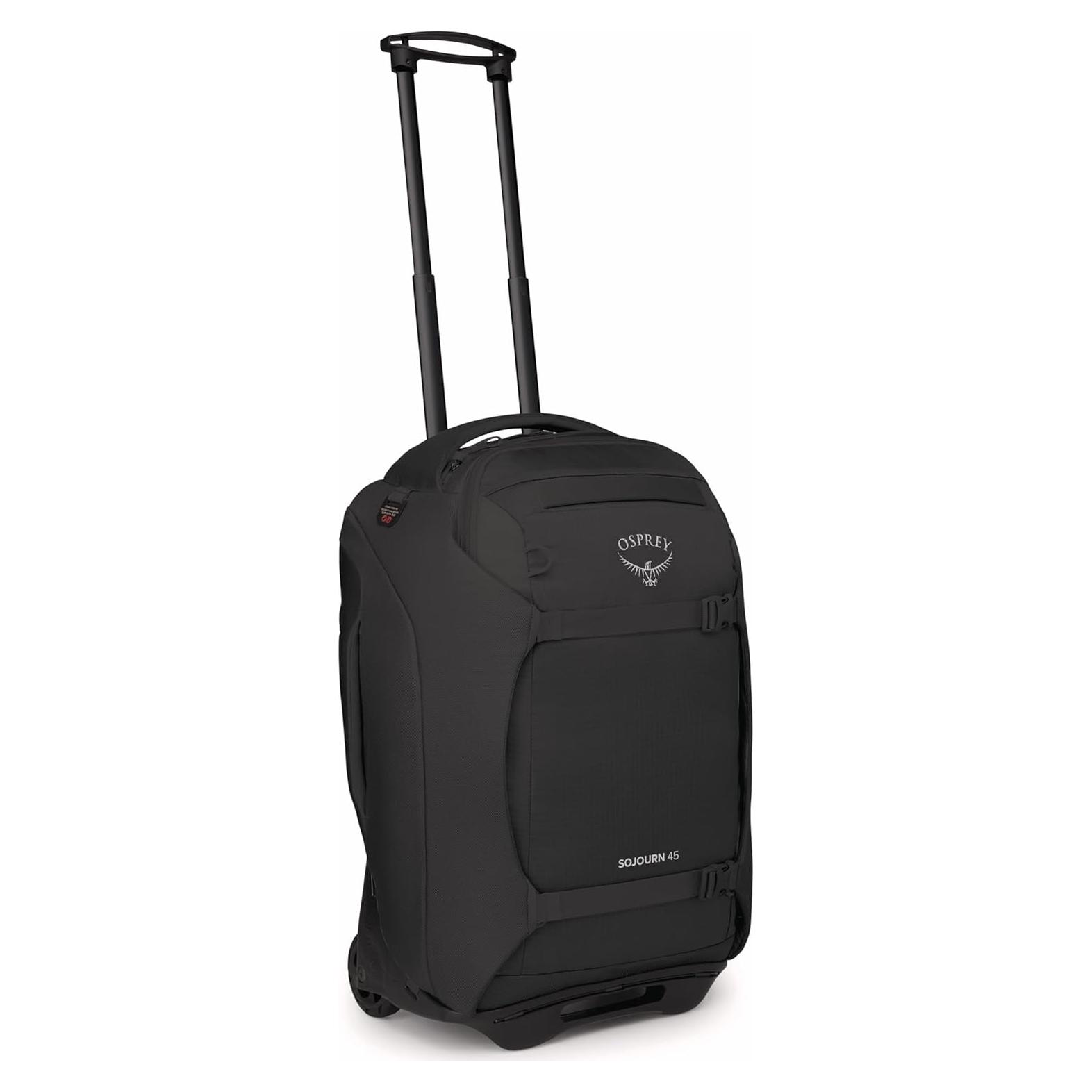 Mochila de Viaje Osprey Sojourn 45L con Ruedas y Arnés Negro