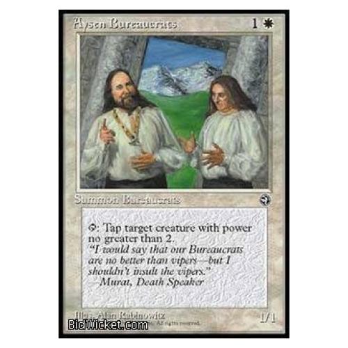 Aysen Bureaucrats (1) (Magic the Gathering - Homelands - Aysen Bureaucrats (1) Near Mint Normal English)