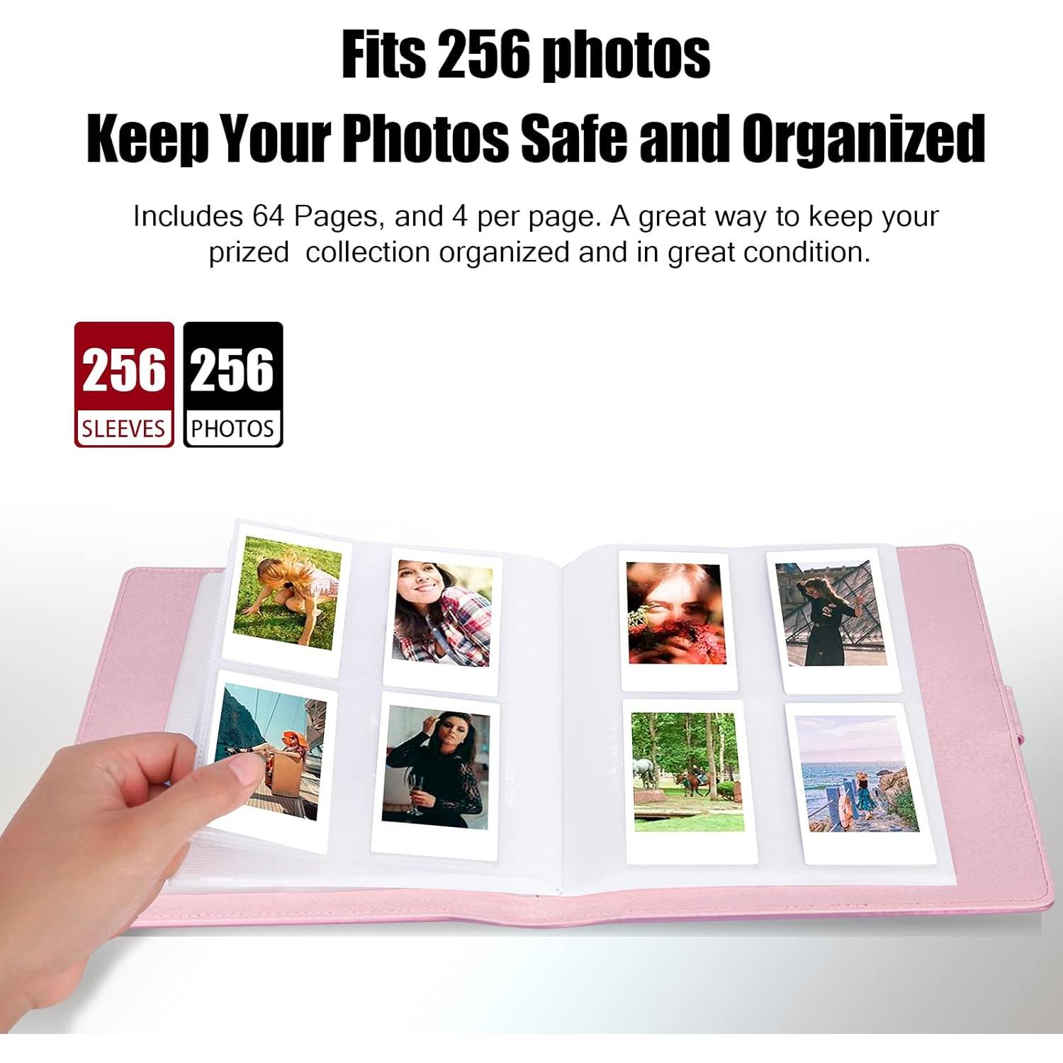 Álbum de Fotos Veicevol 256 Bolsillos para Fujifilm Instax Mini