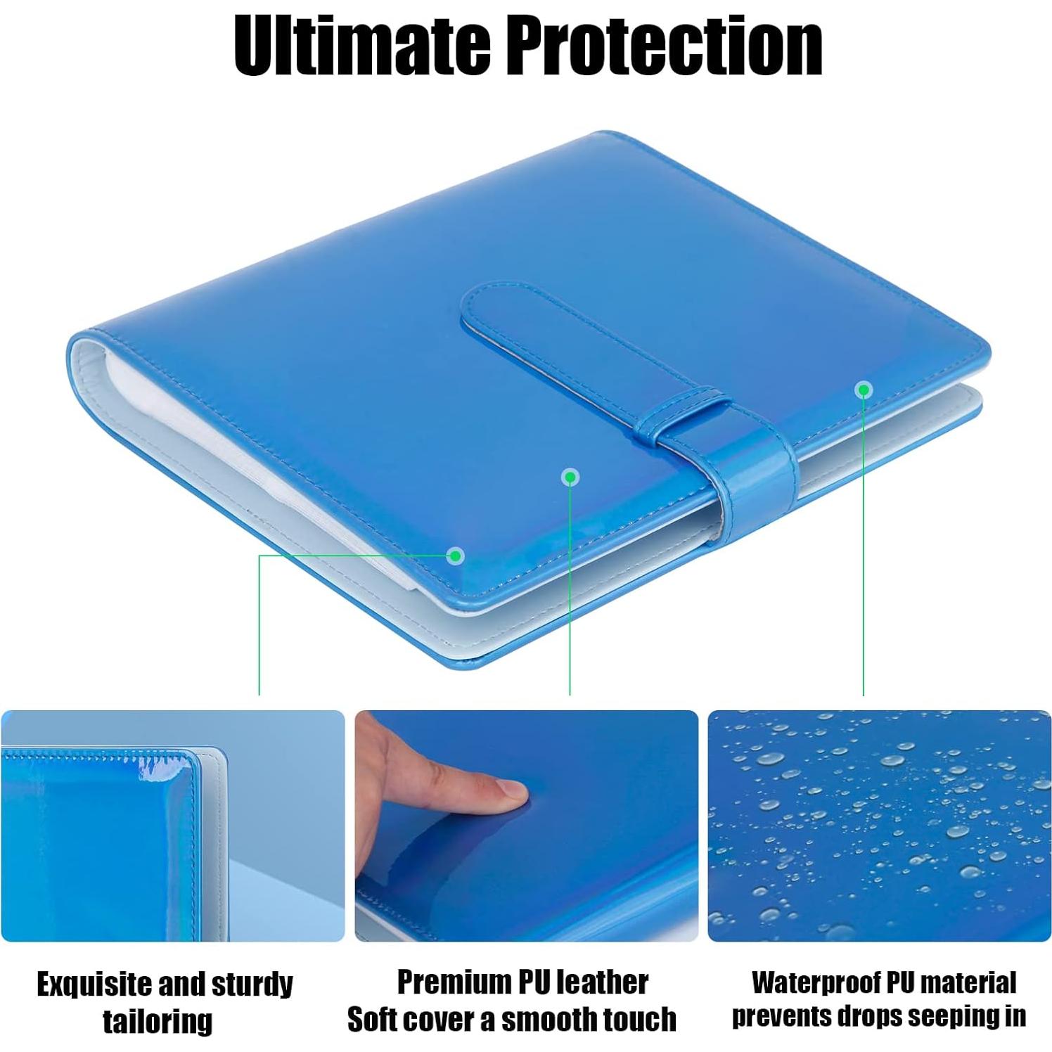 Álbum de Fotos Veicevol 256 Bolsillos Azul Mágico 20x25 cm