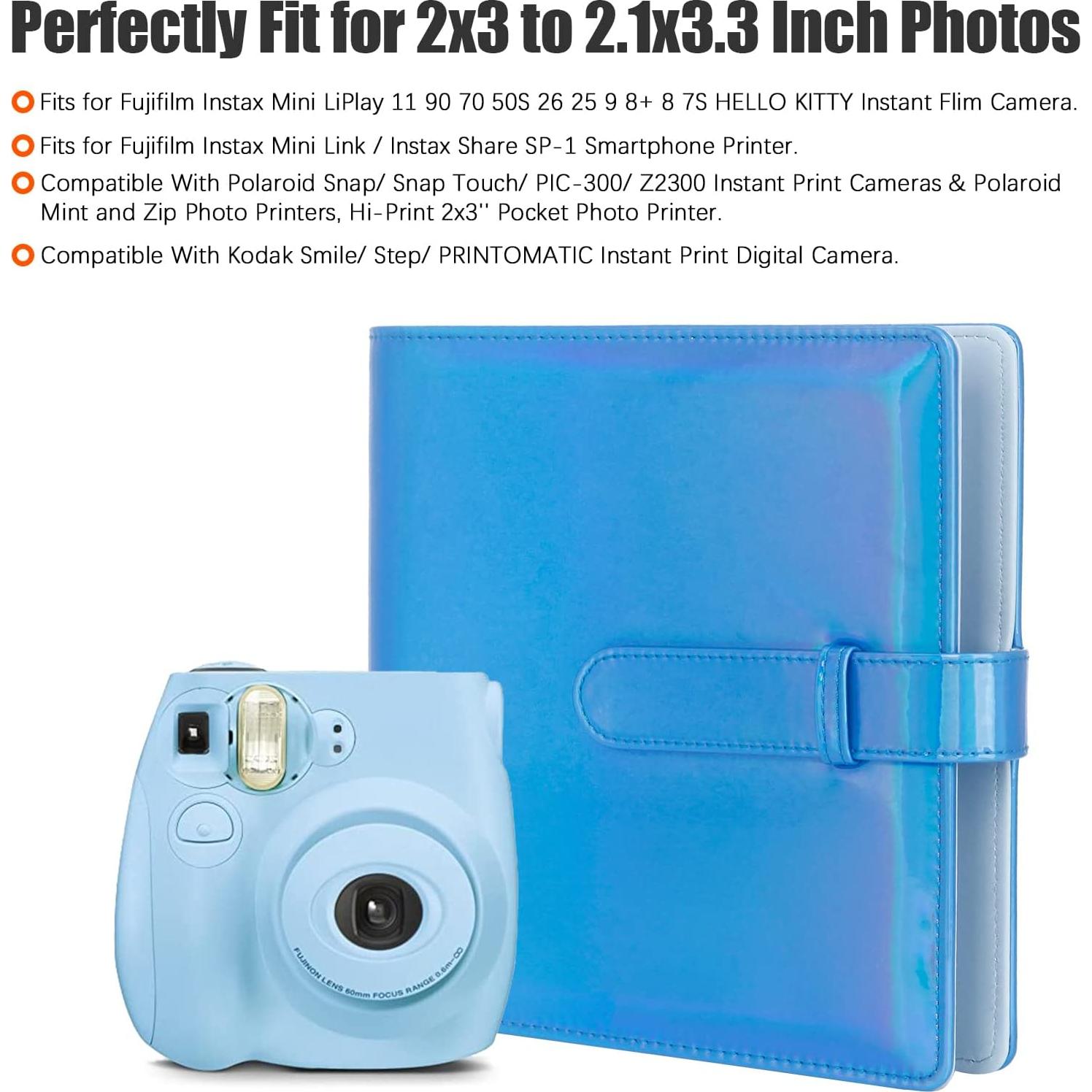 Álbum de Fotos Veicevol 256 Bolsillos Azul Mágico 20x25 cm