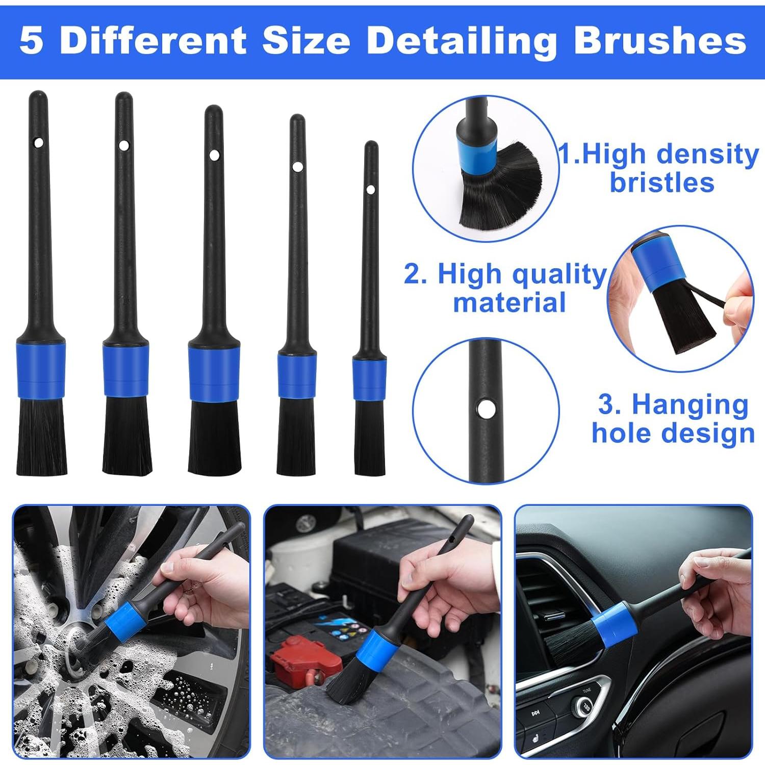 Kit de Limpieza de Interior de Coche Viewsun 14 Piezas