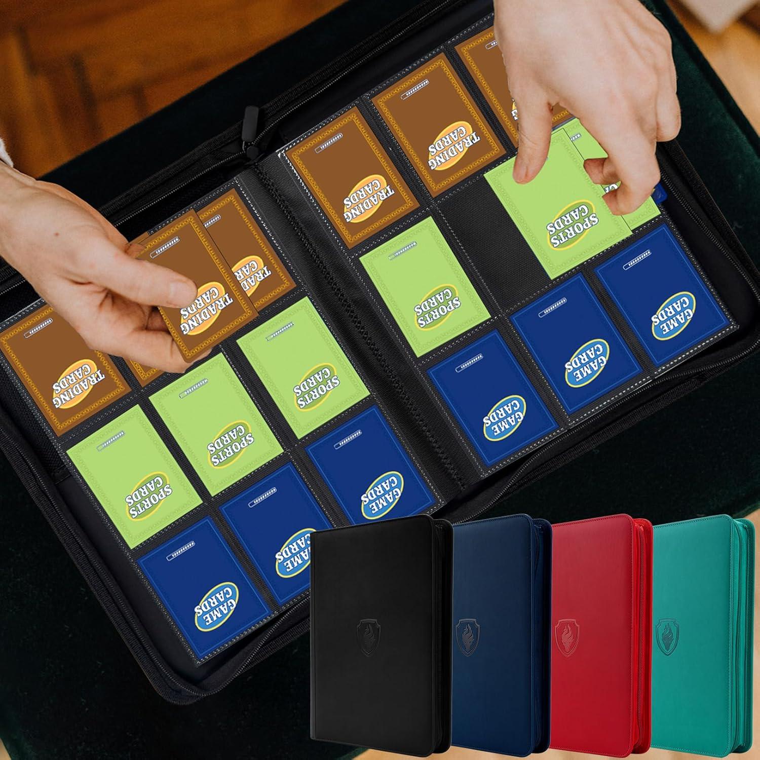 Álbum de Tarjetas Fabmaker 9 Bolsillos Rosa 360 Capacidad