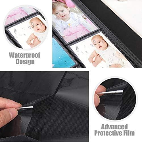 Álbum de Fotos RECUTMS 600 Fotos 4x6 Cuero Marrón 34.5x33.5 cm