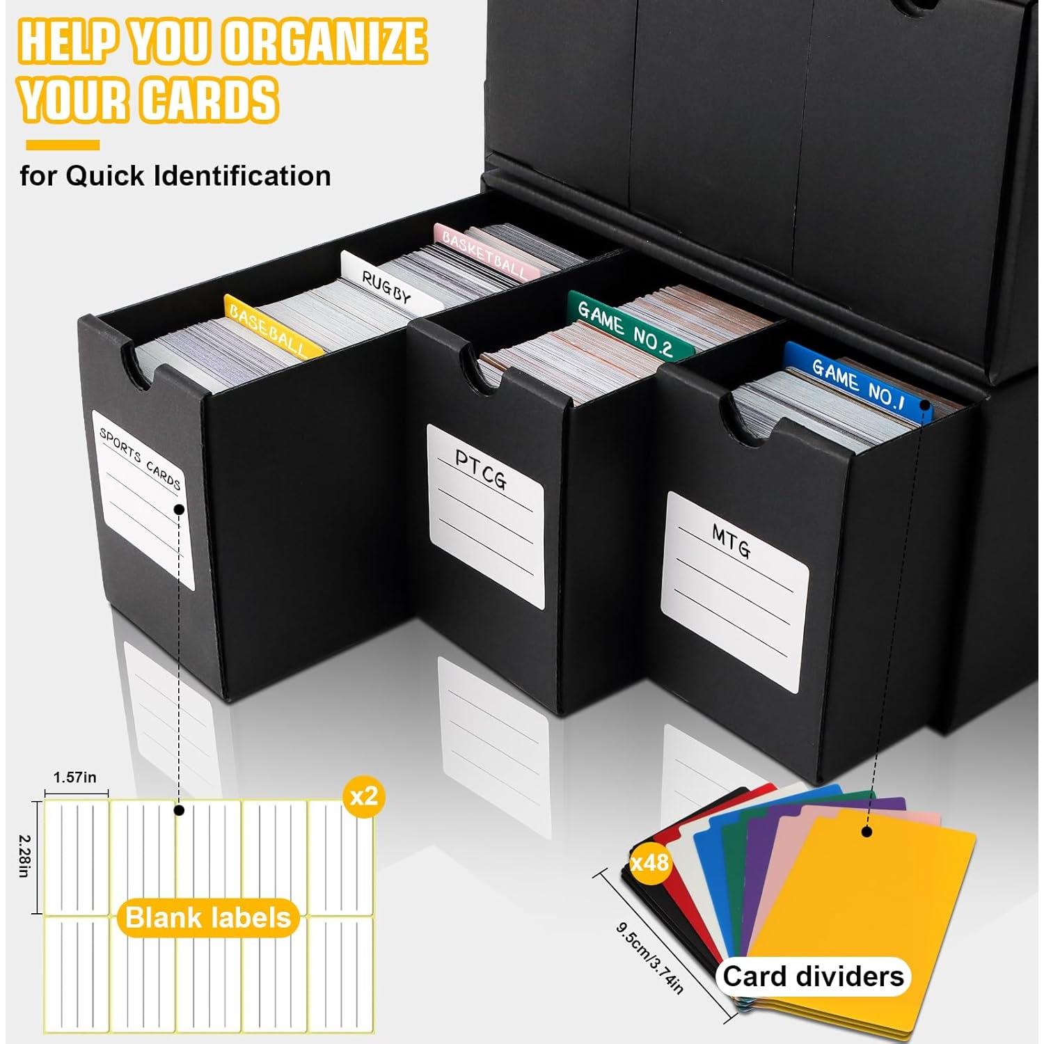 Caja de Almacenamiento de Cartas QLOUNI 12 Cajas 600 CT