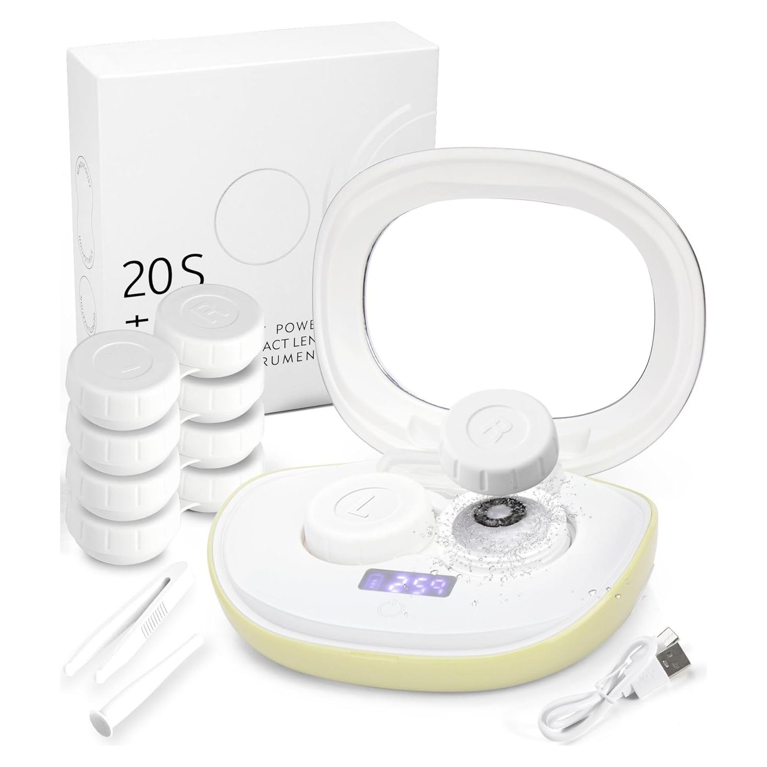 Limpiador Ultrasónico de Lentes de Contacto Ofone Verde Aguacate