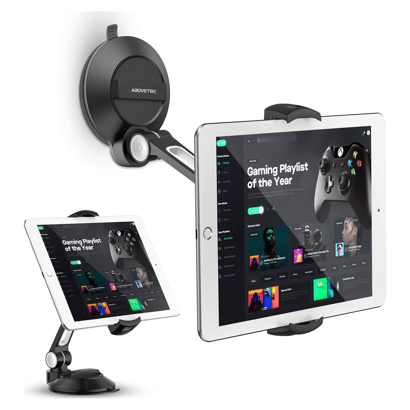 Soporte de Ventosa para iPad AboveTEK TS-136B Negro 4-11"