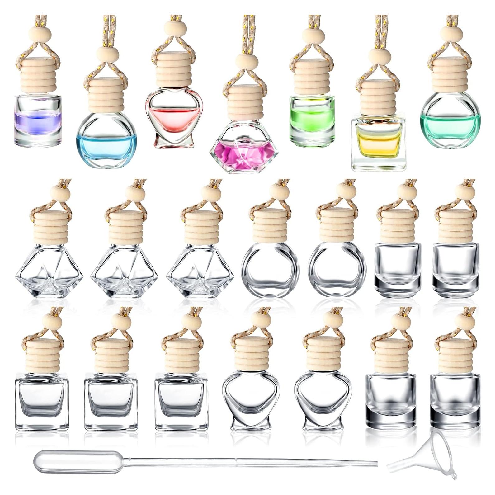 20 Botellas Difusoras de Aceite Esencial Inbagi Vidrio Transparente