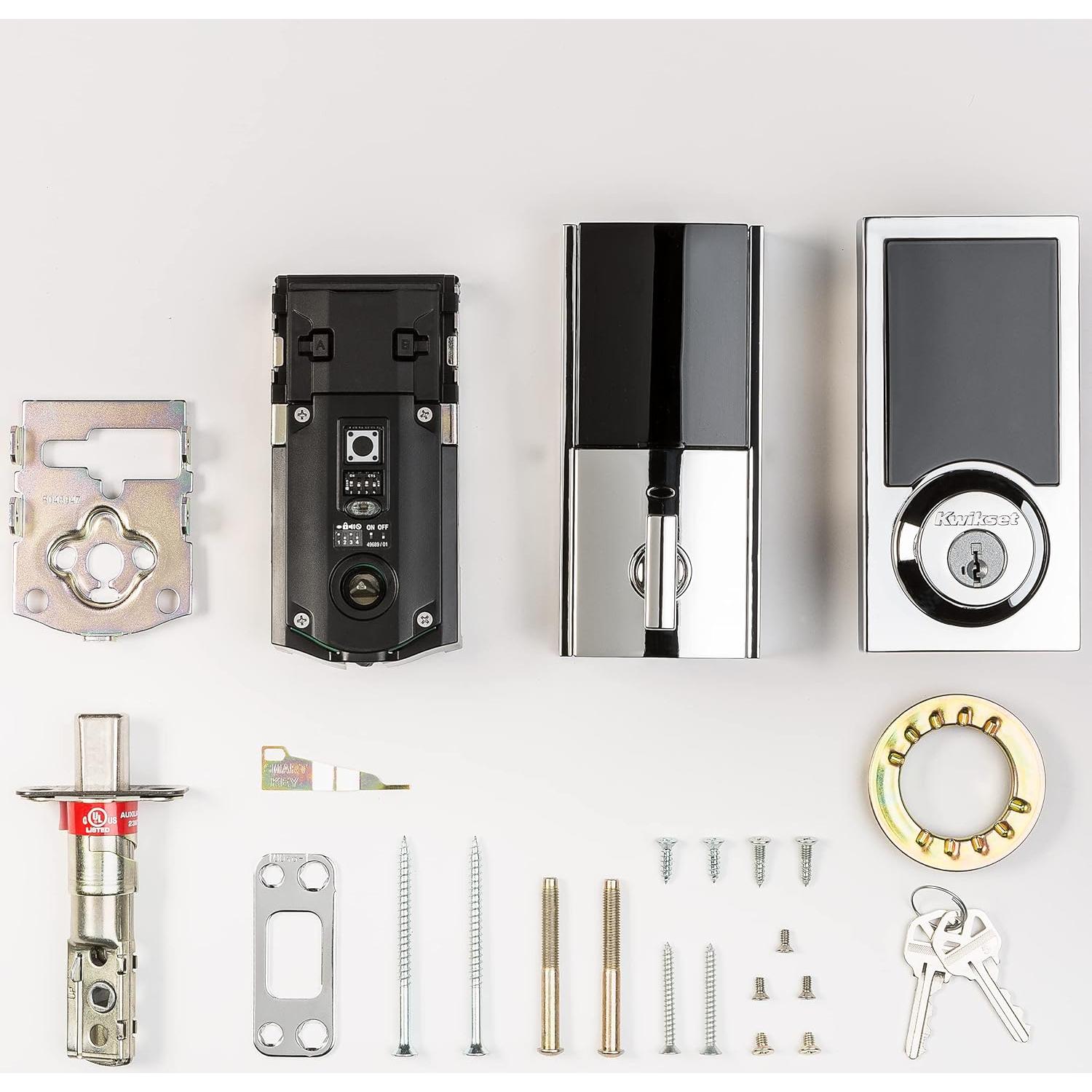 Cerradura Inteligente Kwikset SmartCode 916 Z-Wave Negra Mate