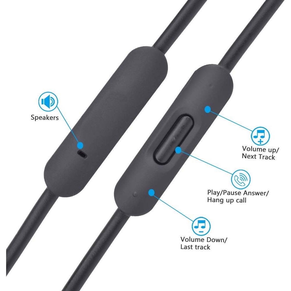 Cable de audio de reemplazo Asobilor 1.4m con micrófono 3.5mm