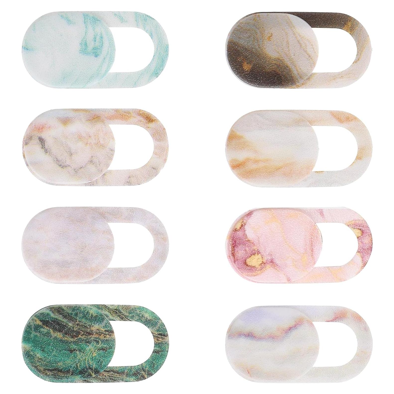 Cubierta de Privacidad Webcam JIYIN 8 Piezas Mármol Ultra Fina