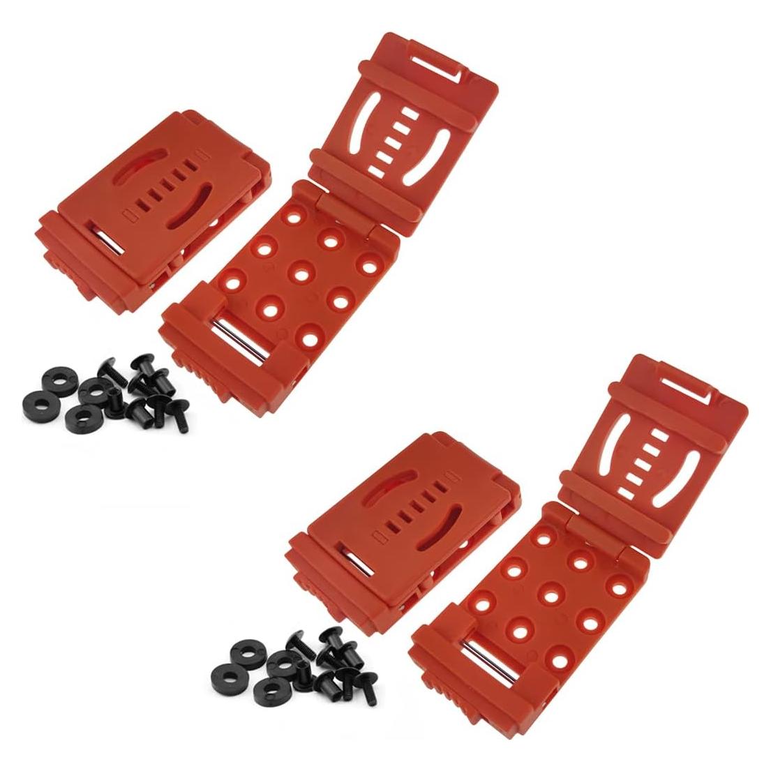 Clip de Cinturón Táctico YCYU Naranja con Bloqueo y Tornillos