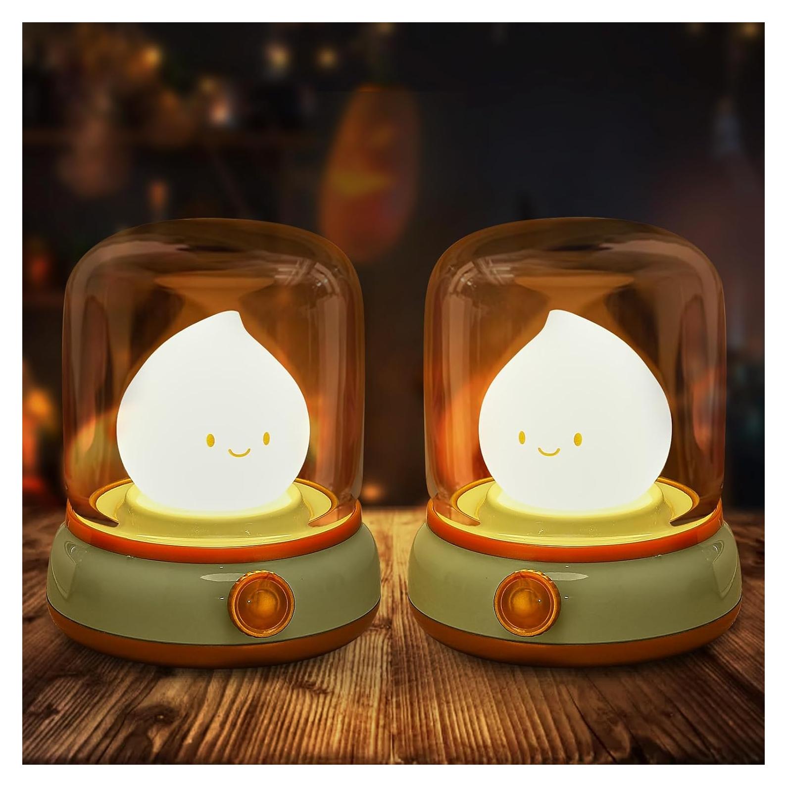 Luz Nocturna Fantasma Deogos 2 Pack Regulable Verde