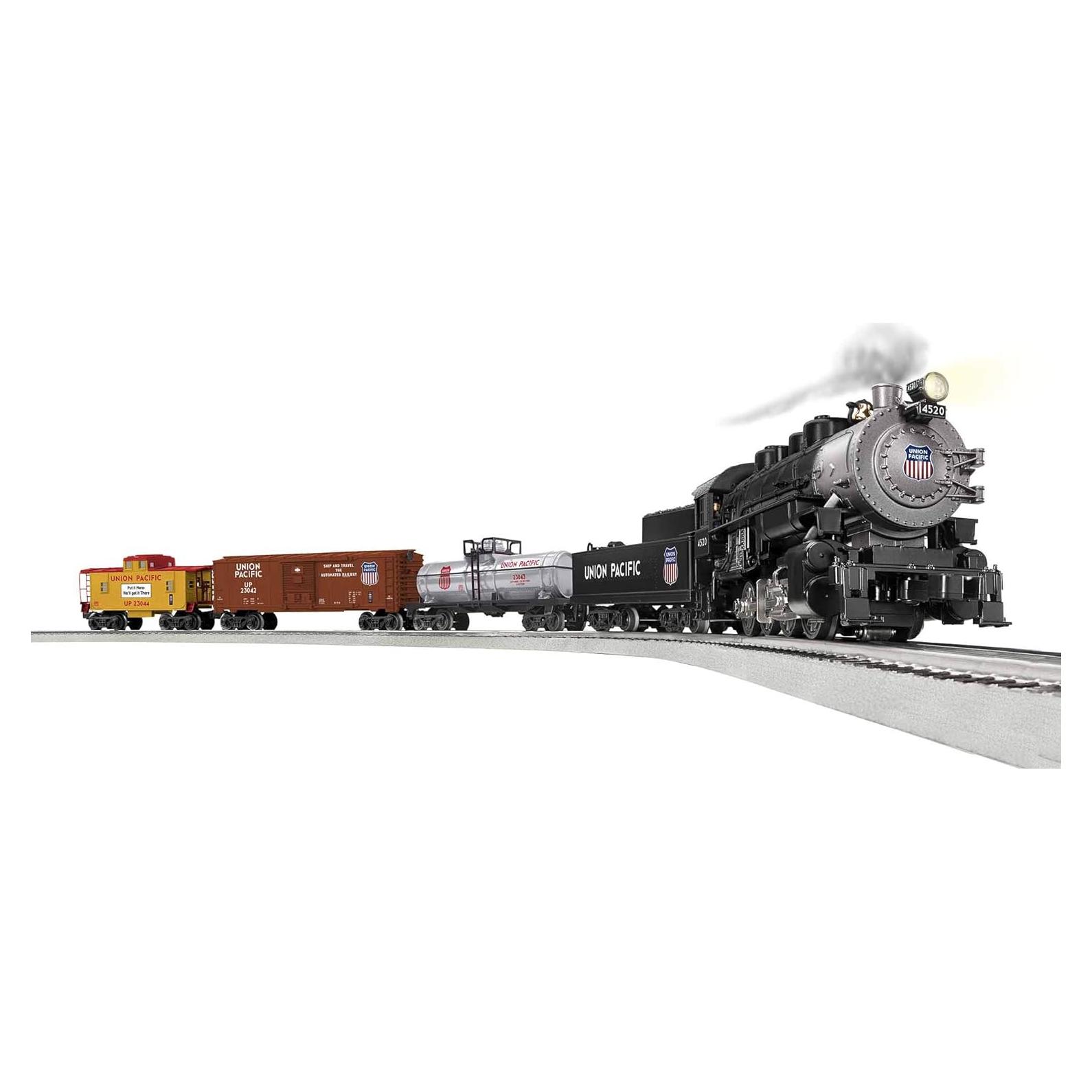 Lionel Union Pacific Flyer LionChief 0-8-0 Set with Bluetooth Capability, Electric O Gauge Model Train Set with Remote, Multi