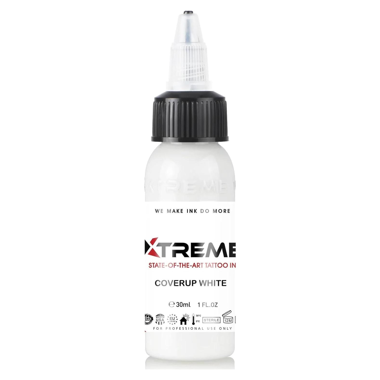 Tinta de Tatuaje Xtreme 14.79 ml Blanco Cubriente Vegana