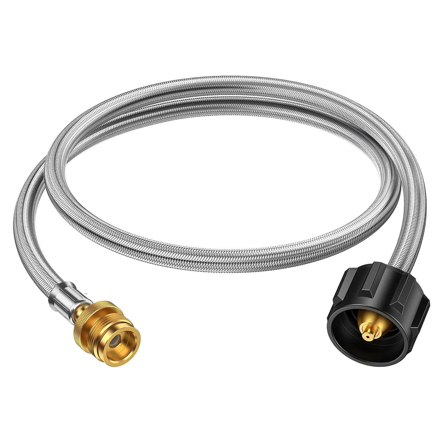 Adaptador de Manguera de Propano VIEAUBE 1 lb a 9 kg 4 Pies