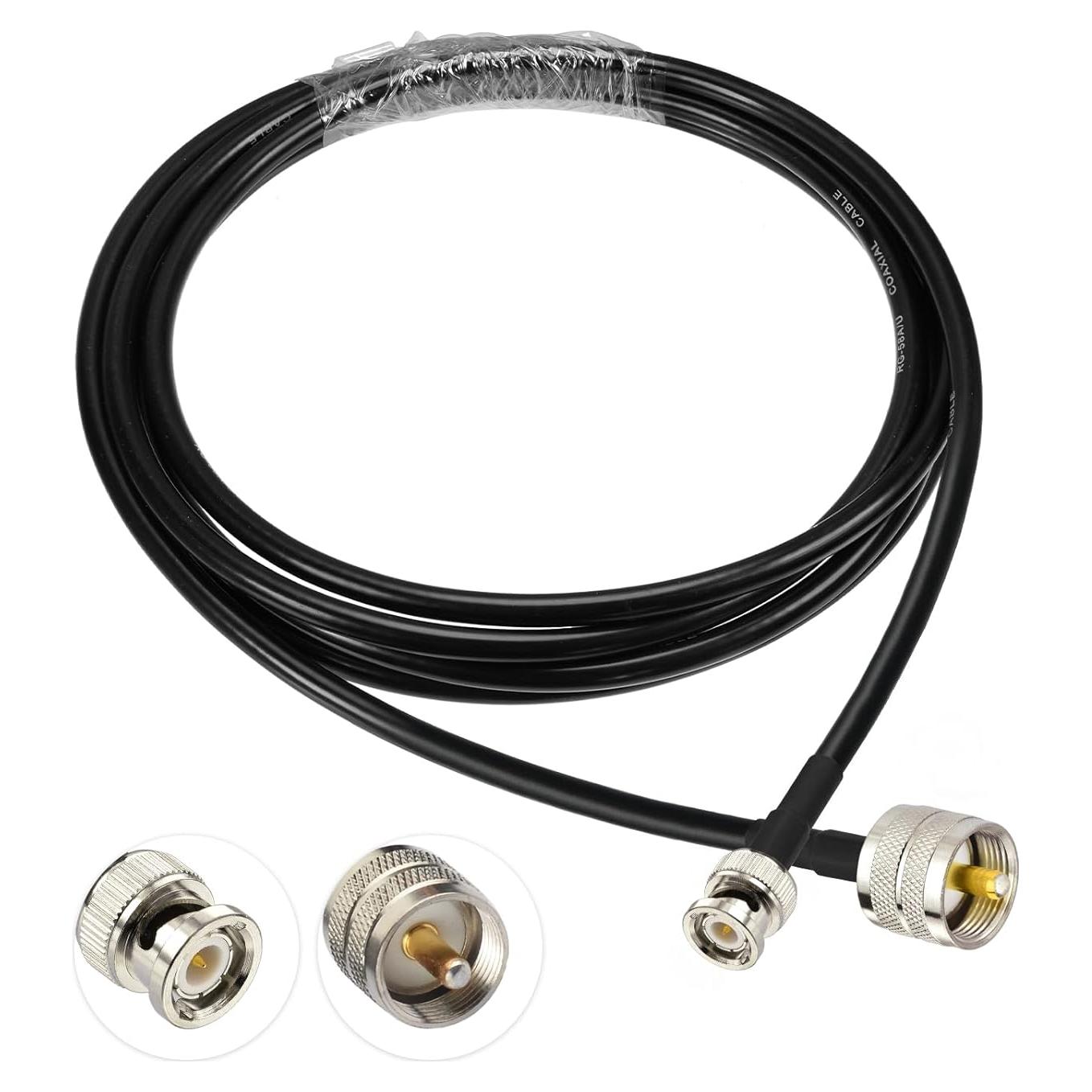Cable Coaxial RG58 1.83m Macho BNC a Macho UHF Superbat
