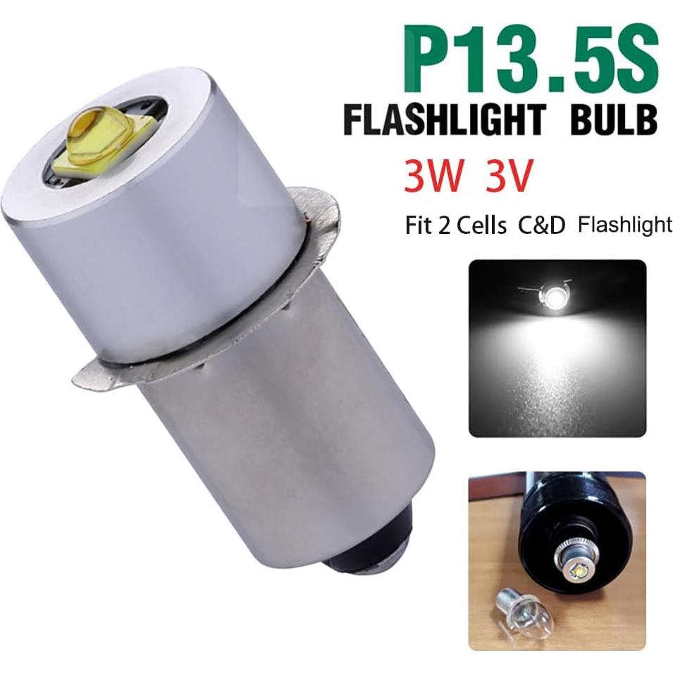 Bombilla LED TRLIFE 3W para Linterna Maglite 2 Celdas D&C