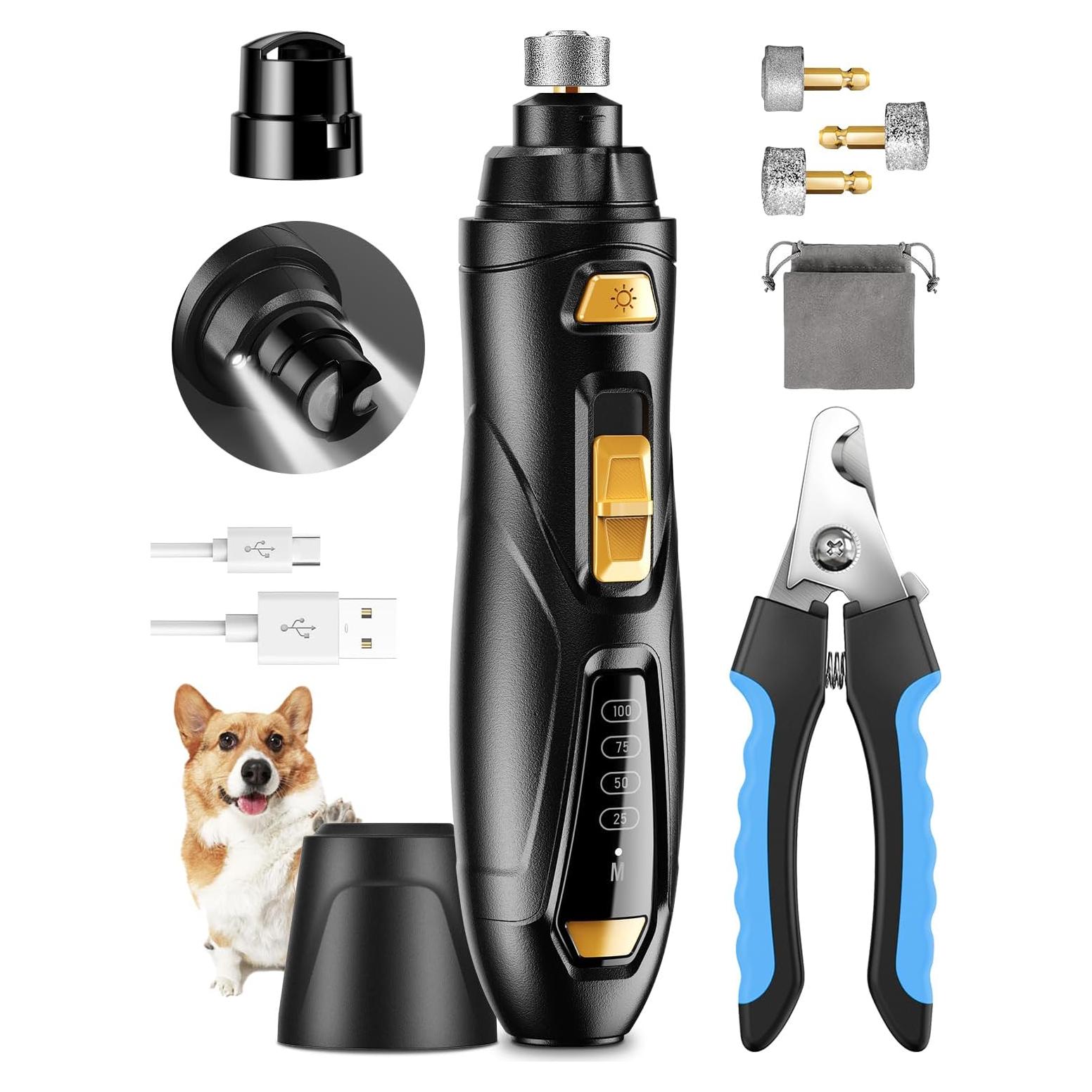 Molinillo de Uñas para Perros CADOLS S1 PRO Silencioso