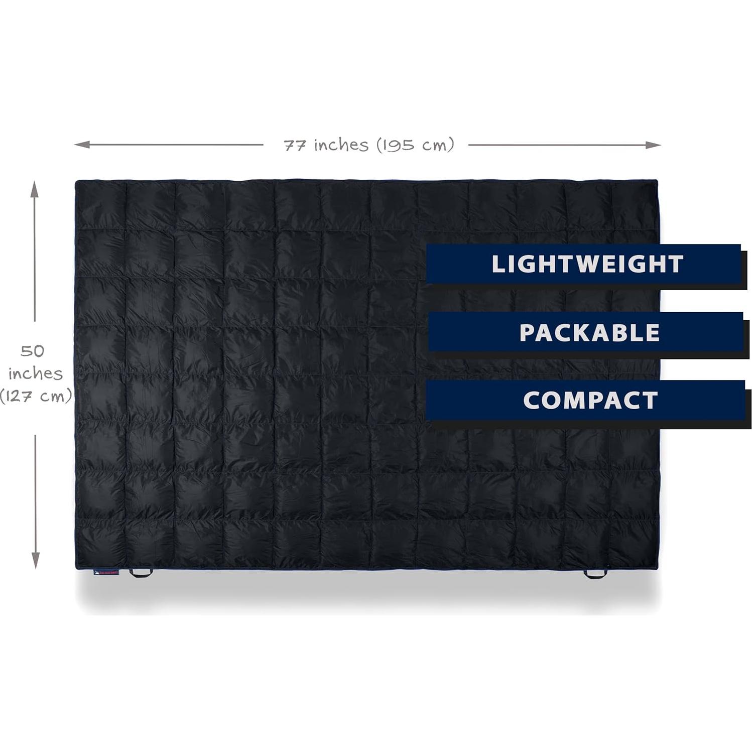 Manta de Camping Doble Puffy Get Out Gear - Ligera y Cálida