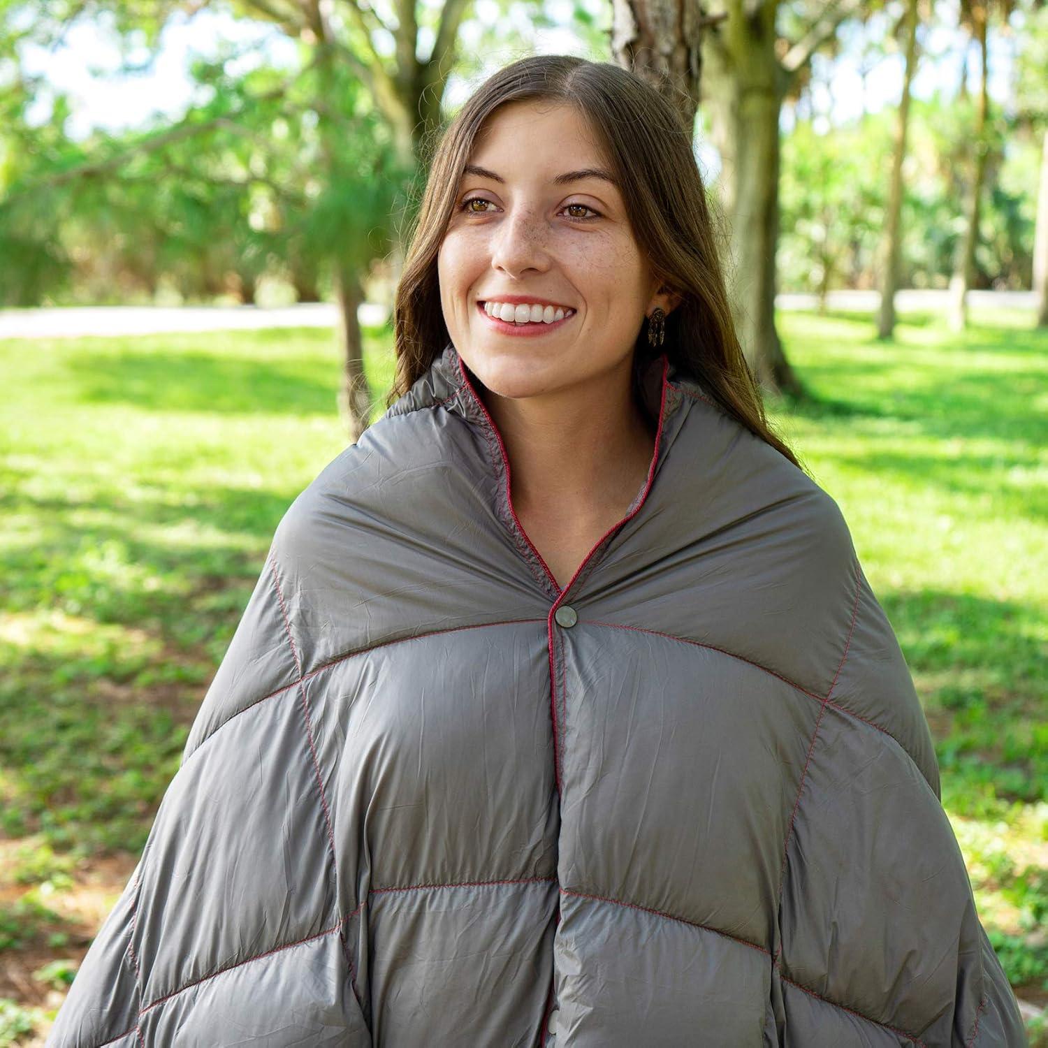 Manta de Camping Doble Puffy Get Out Gear - Ligera y Cálida