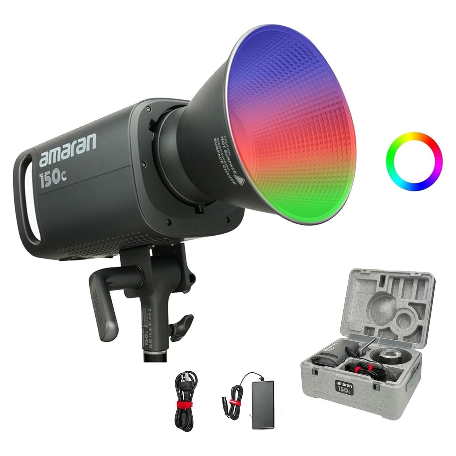 Aputure Amaran 150C Luz LED Video RGBWW 150W Bi-Color 2500K-7500K