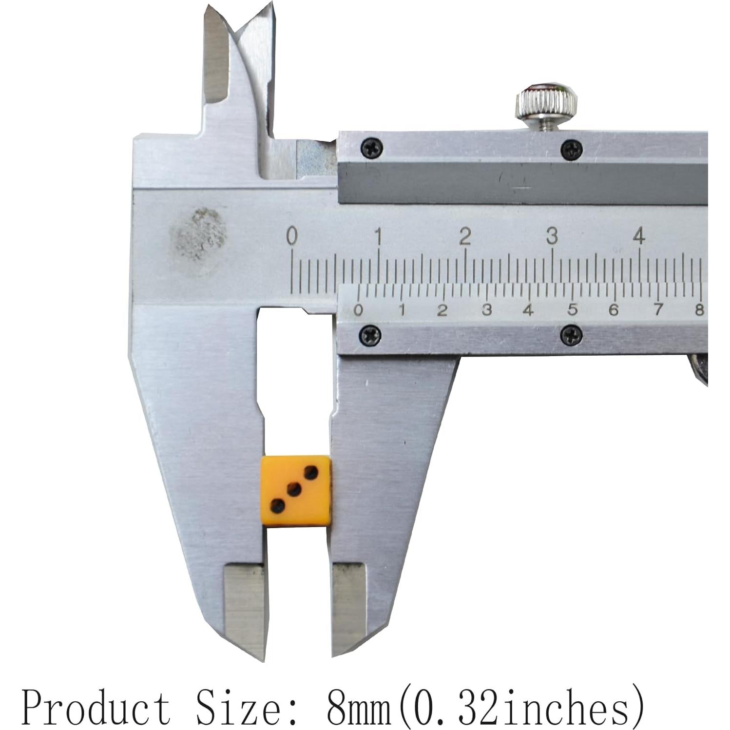 Dados D6 Mini SmartDealsPro 100 Piezas 8mm Asortidos
