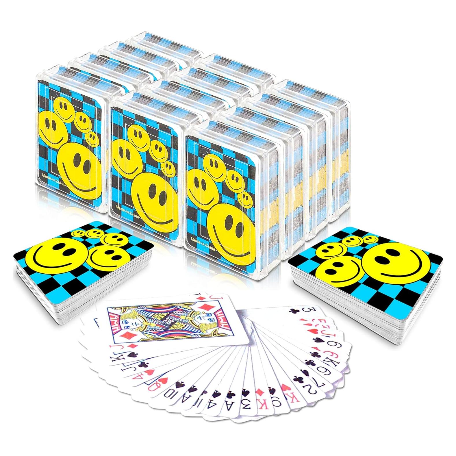 Baraja de Cartas Gamie Mini Smile - 12 Piezas - 6.35 cm