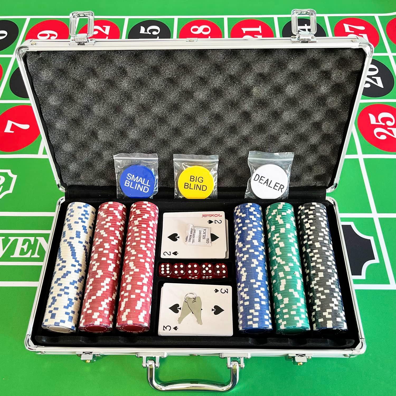 Fichas de Póker SEETOOOGAMES 100 piezas 11.5g 4 colores