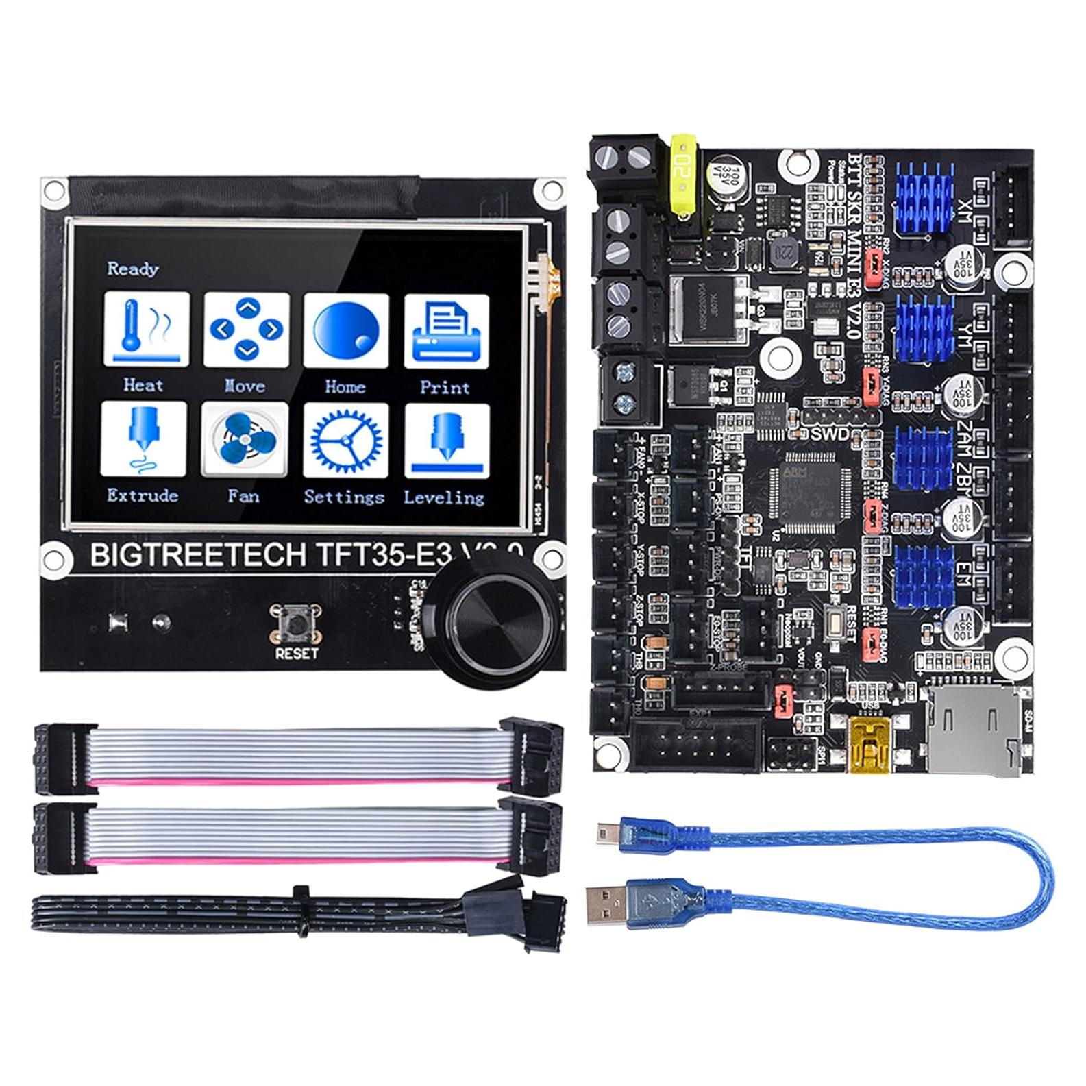 Placa de Control 32Bit BIGTREETECH SKR Mini E3 V2.0 + TFT35 E3 V3.0