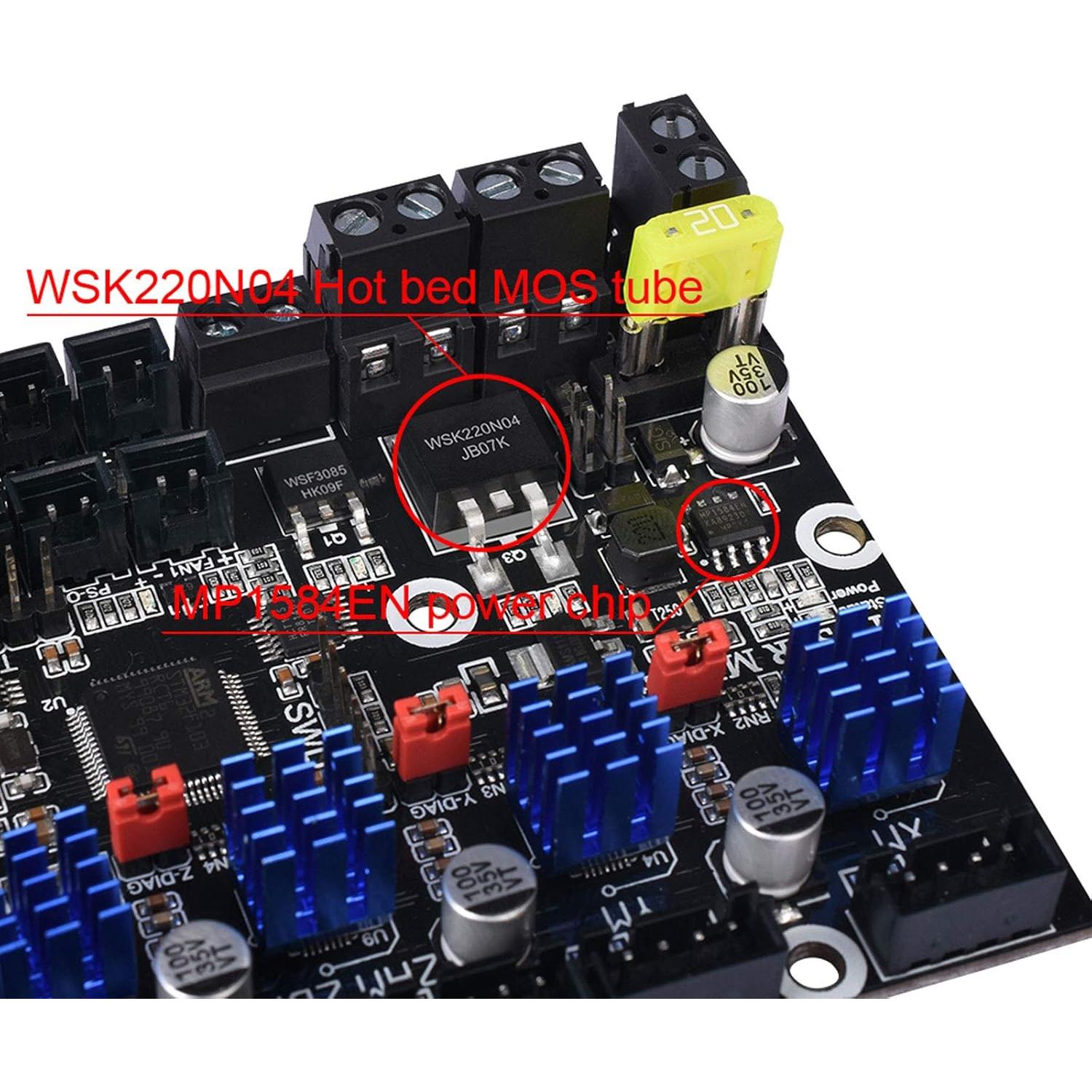 Placa de Control 32Bit BIGTREETECH SKR Mini E3 V2.0 para Impresora 3D