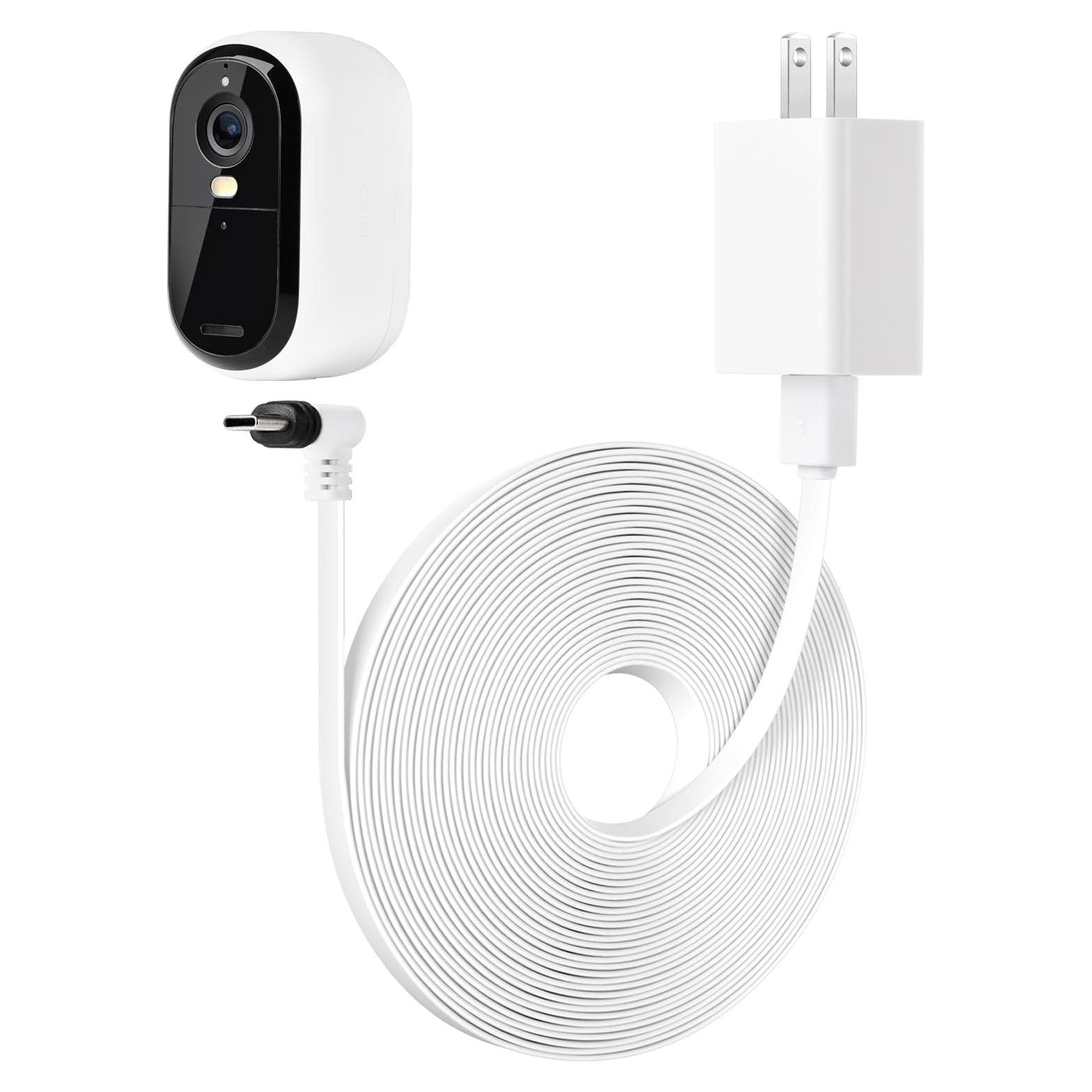 Cable de Alimentación 7.5m ALERTCAM para Cámara Arlo Essential 2K