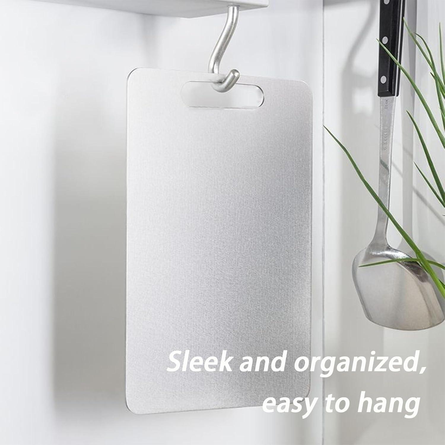 Tabla de Cortar de Titanio Puro Genérico 35.56x25.4 cm Doble Cara