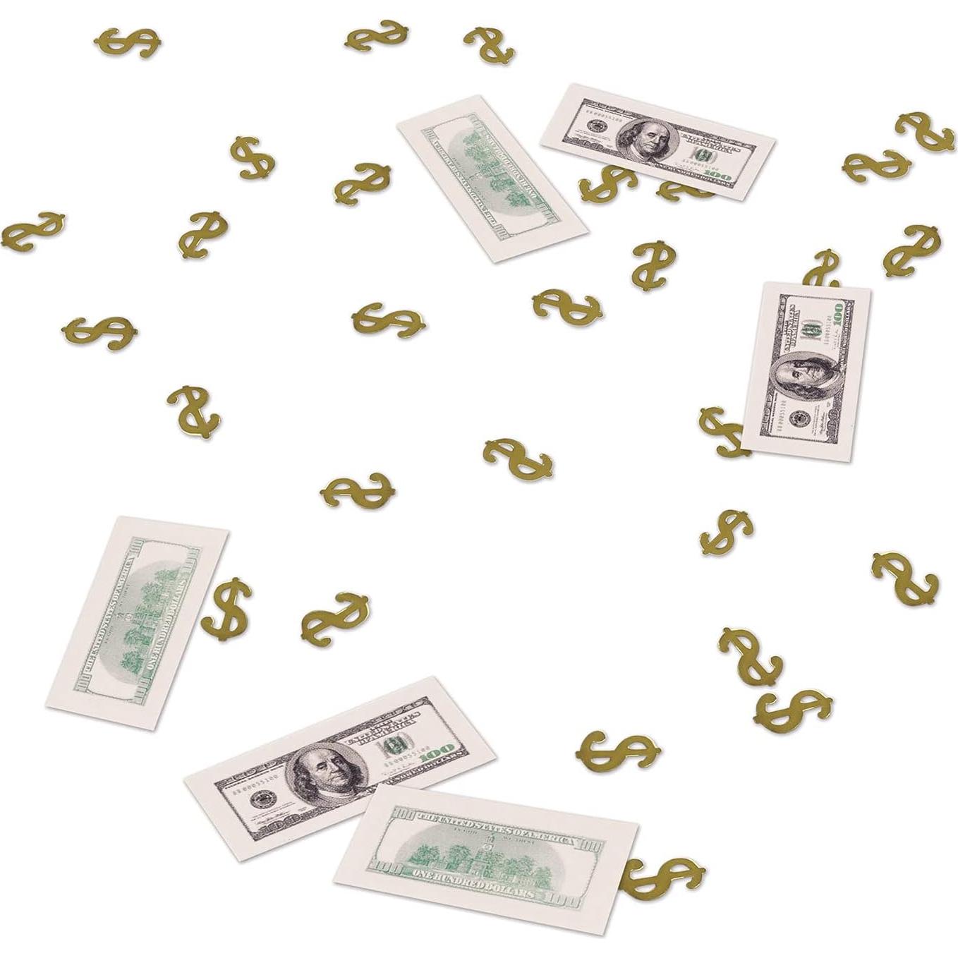 Confeti Metálico Beistle Big Bucks 14,17 g para Fiesta