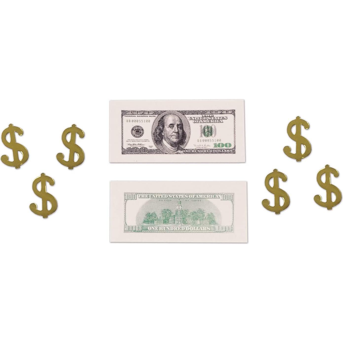 Confeti Metálico Beistle Big Bucks 14,17 g para Fiesta