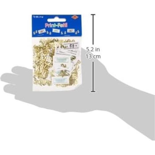 Confeti Metálico Beistle Big Bucks 14,17 g para Fiesta