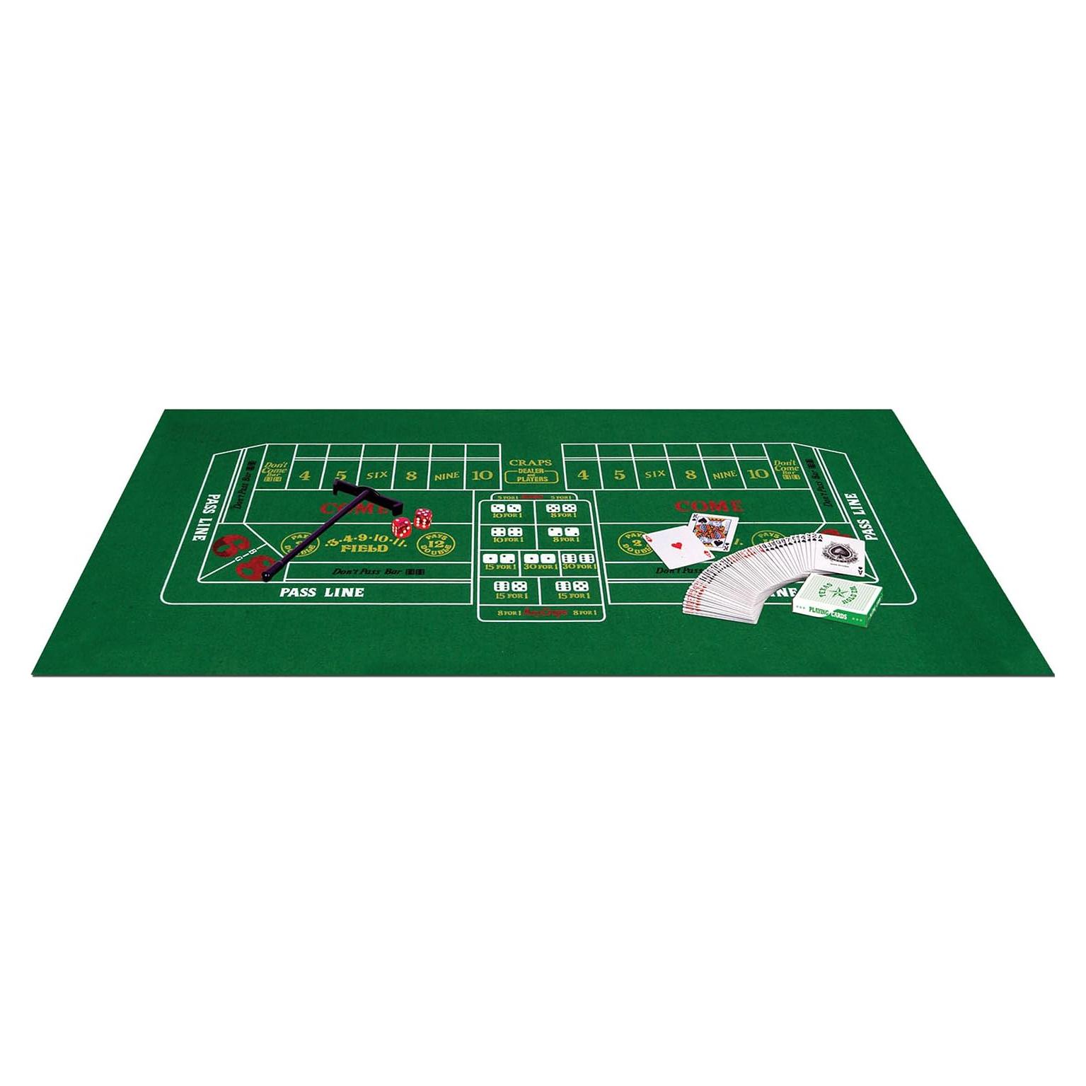 Juego de Blackjack y Craps Beistle 50085 45x91 cm