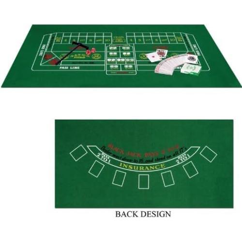 Juego de Blackjack y Craps Beistle 50085 45x91 cm