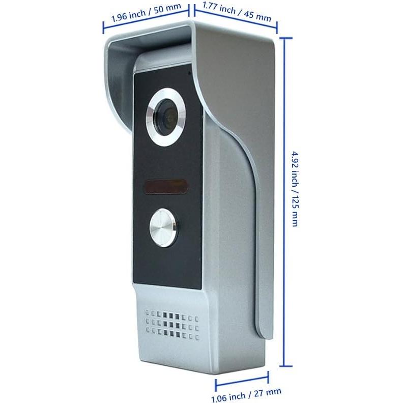 Intercomunicador de Video AMOCAM 7" HD con Cámara IR