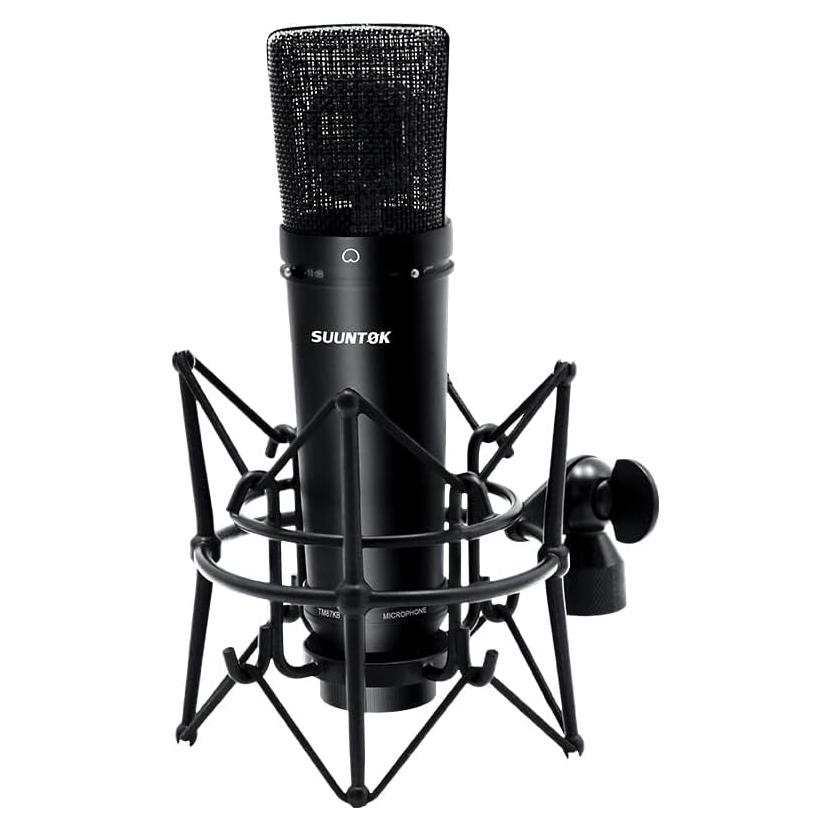 Micrófono XLR SUUNTOK TM87KB Condensador Cardioide 34mm