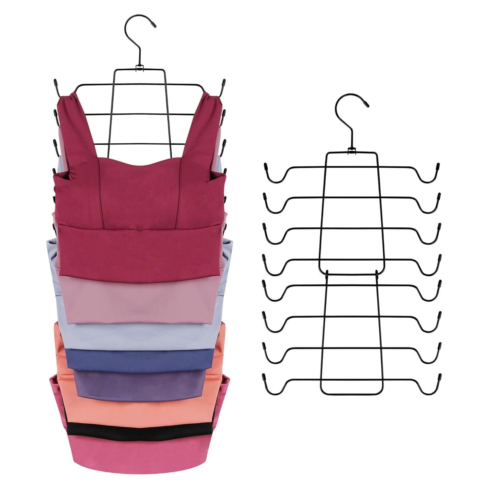 Perchero Multifuncional ZEDODIER Negro para Camisetas y Sujetadores