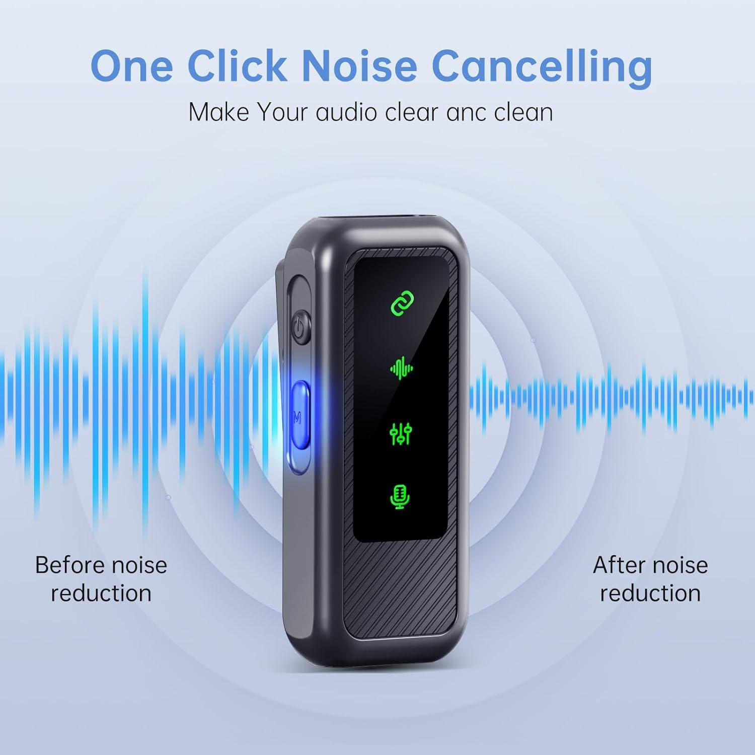 Micrófono Inalámbrico Clip-on Realmoon MPS-8RPRO 48KHz