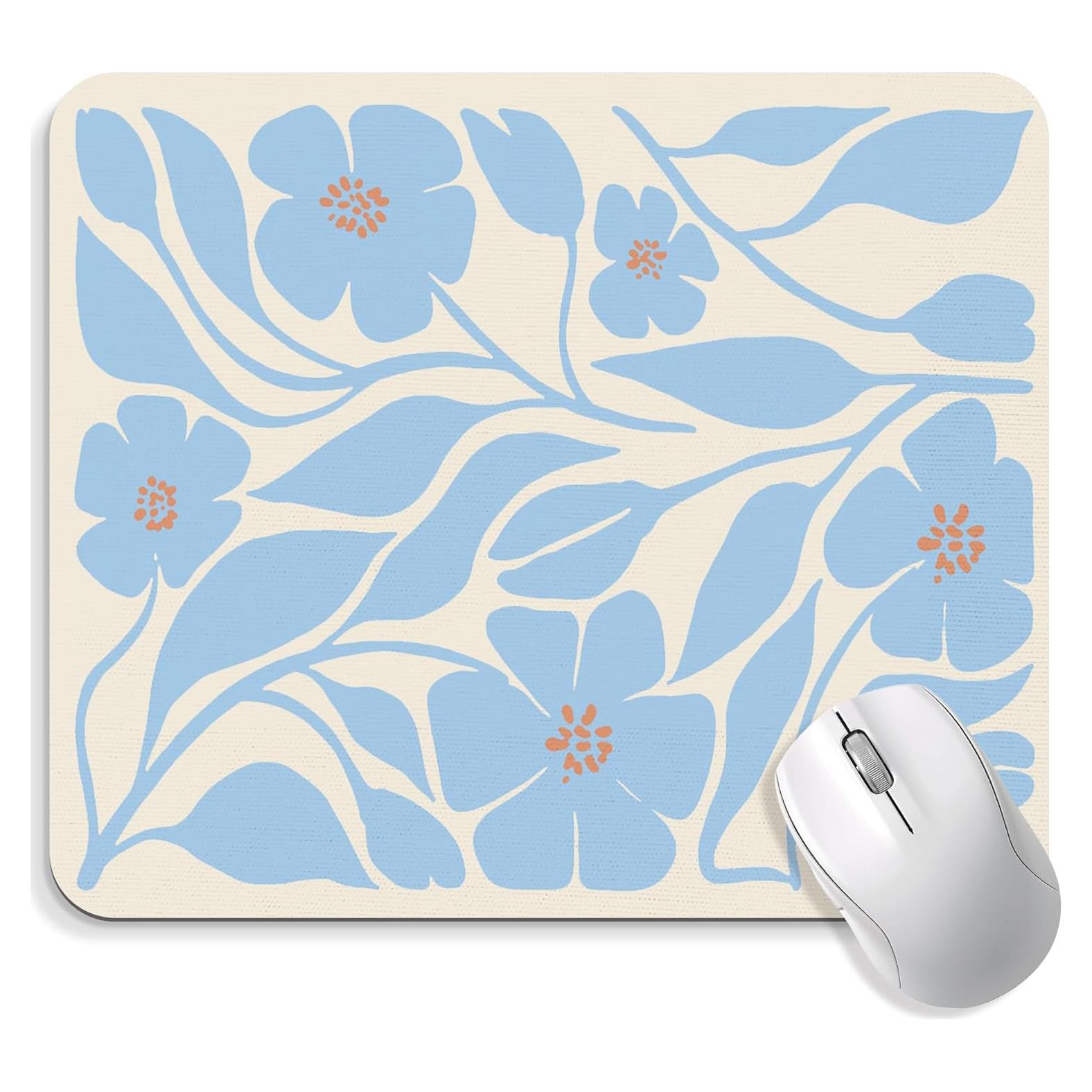 Alfombrilla de Ratón BAYOGITA Floral Azul 24.1x20.3 cm