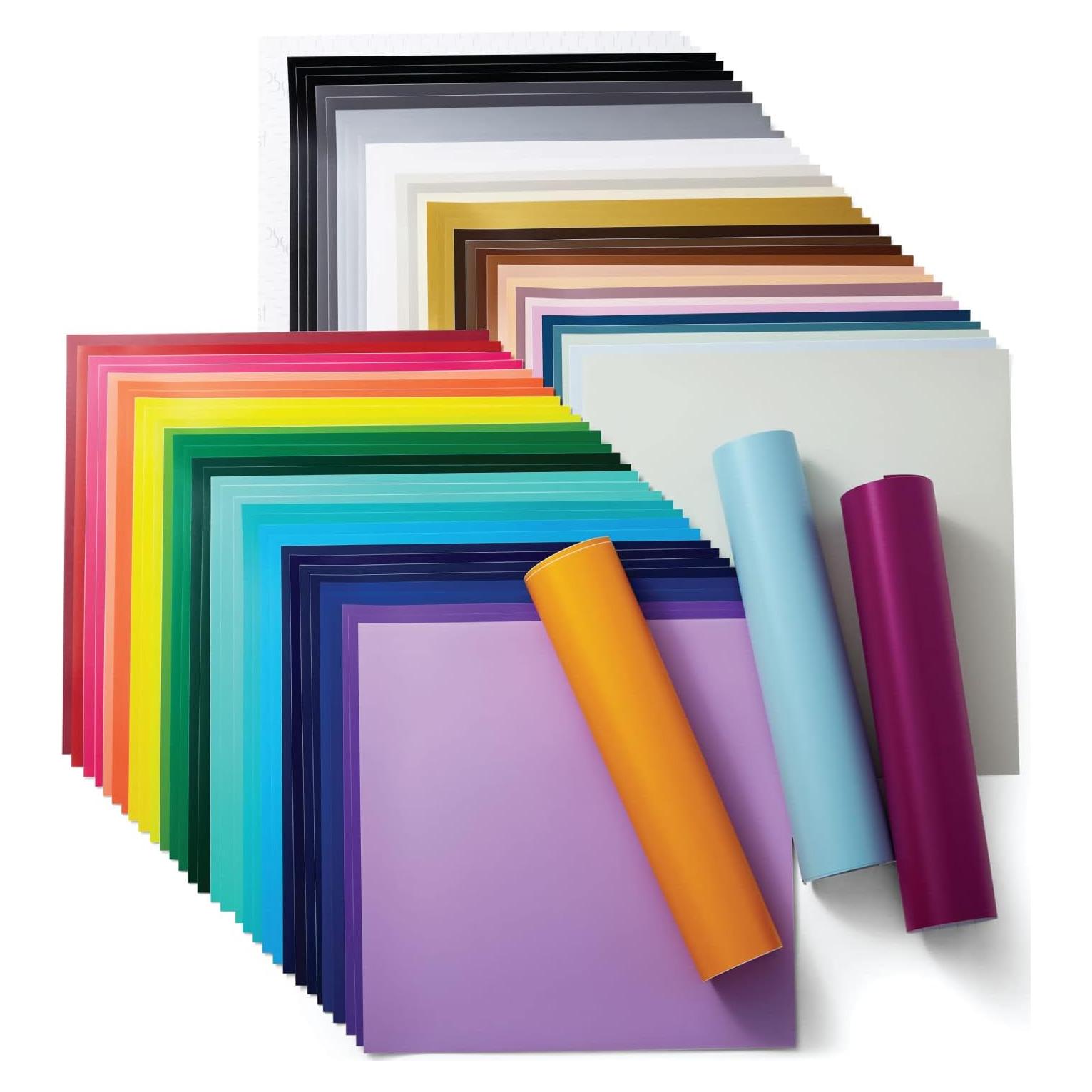 Vinilo Removible Cricut 70 Hojas 30.5x30.5cm Multicolor