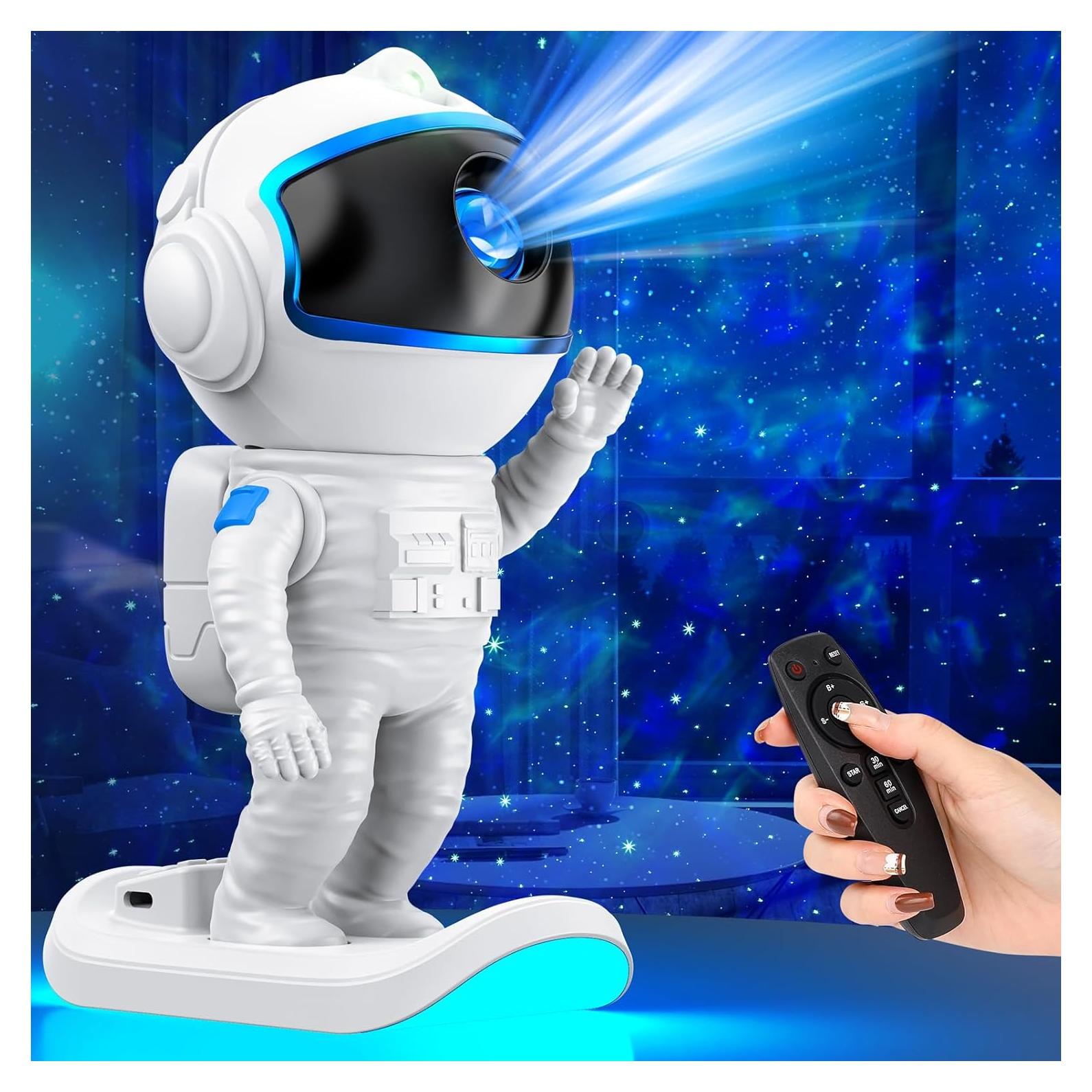 Proyector de Estrellas Ase, Luz Nocturna Galáctica Azul