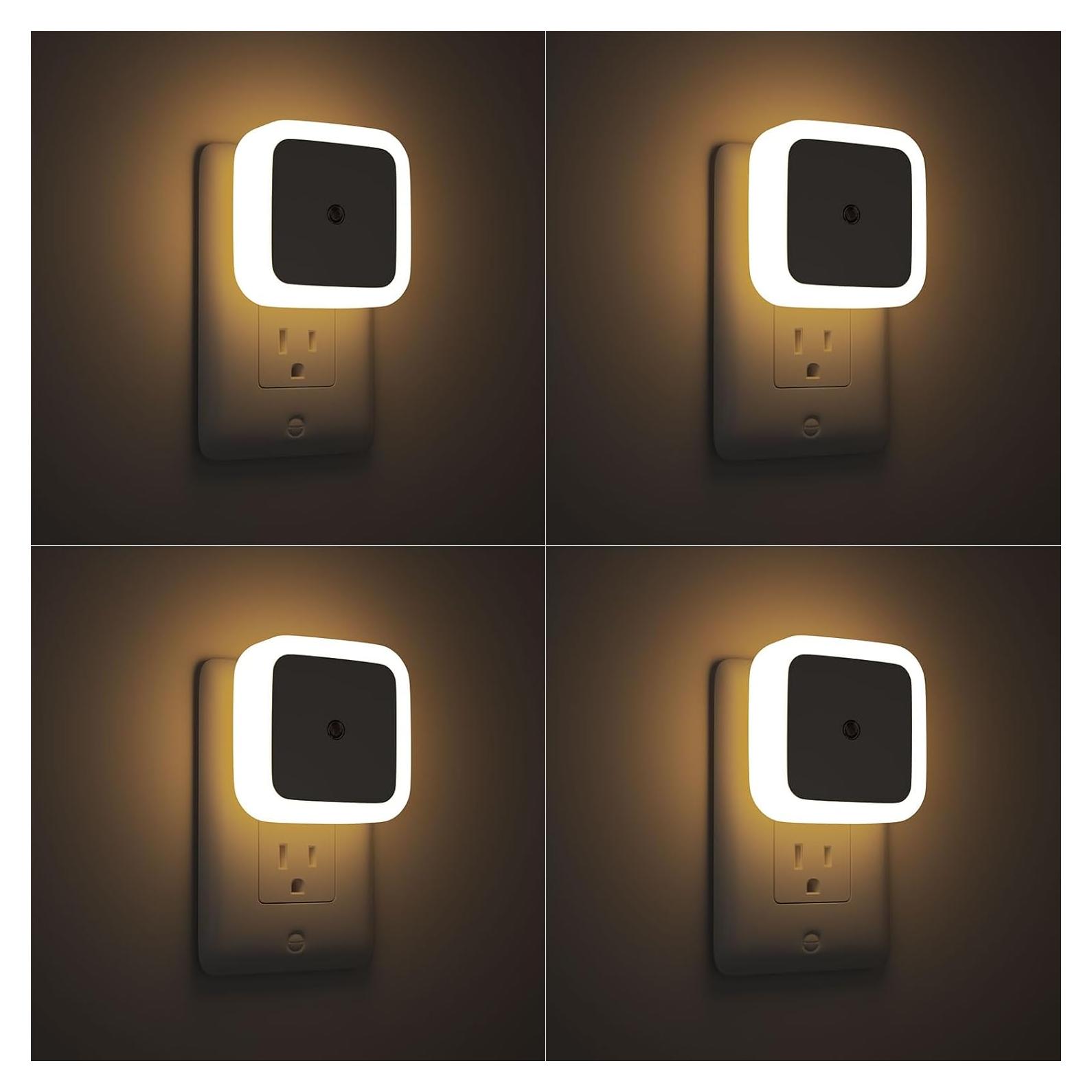 Luz Nocturna Enchufable Sujeet 4 Piezas LED 50 Lúmenes